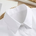 thumbnail image 5 of Women's Jacket Short Shirt Collar Decorative Crew Neck Shirt False Collar Colla Shirt Attachment Small Dressy Women Shirts Toddler Colla Blouse Button up Undershirt Women Colla Shirts for Women Blouse, 5 of 8