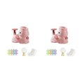 thumbnail image 2 of Tholdsy Ligero Air-Rocket Launch Outdoor Toy Soaring Rocket Saucer Foot Launcher Luminous Kid Sport Toys para Pink Rosa 2Conjunto, 2 of 6
