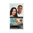 thumbnail image 2 of (2 pack) KISS Color Change Permanent Shampoo Dye, All-in-One Kit, Natural Black, 2 of 11