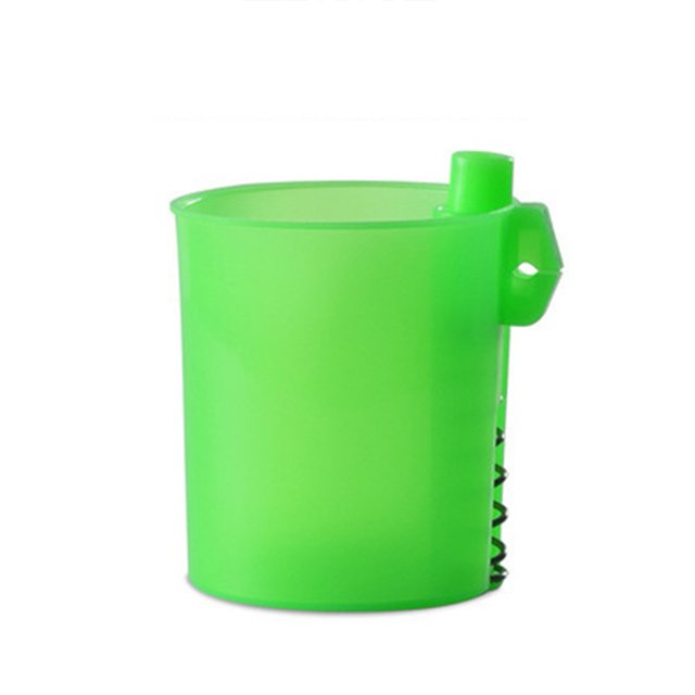 Canne à Carpe Pots Tasse à Granulés Clip de Canne à Pêche Accessoire d'Appât
