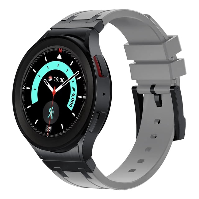 Correa de Silicona Líquida para Galaxy Watch 7/6/5/4 Fe, Unisex, Deportiva, Resistente al Agua