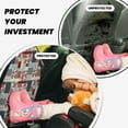thumbnail image 3 of Patchwork In Country Style Mats Back Seat Protectors, Car Seat Protector Vehicle Organizers Waterproof Cover Back Seat Cover for Kids with 3 Storage Pockets 2 Pack, 3 of 5