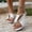 White, variant on Womens Wrap Around Flat Sandals with Multiple Straps Casual Vacation Fashion Flip Flop Footwear for Summer Black 5.5(36)
