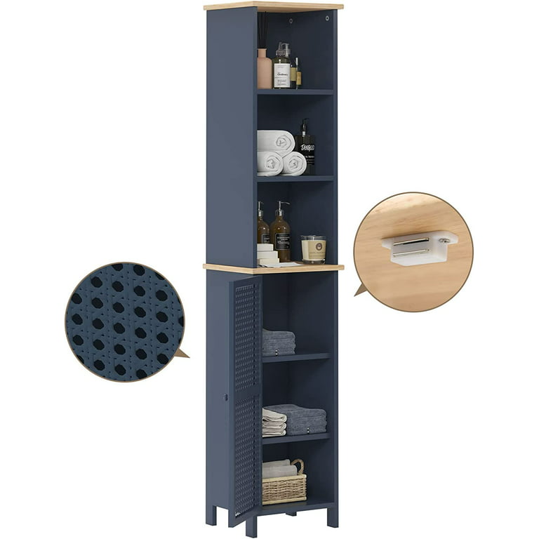 Over The Toilet Storage Cabinet, Free Standing with Breathable