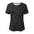thumbnail image 5 of DHFJKG Workout Tops For Women Athletic Running Gym Yoga Breathable Quick Dry T Shirts Short Sleeve Crew Neck Activewear Tees, 5 of 6