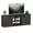 Dark Rustic Oak, variant on Uforic 70'' Farmhouse TV Console with 2 Shelves, Suitable for up to 80-inch TVs, Gray
