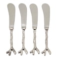 thumbnail image 1 of SARO SP906.S Collection Ramoscello Design Brindille Couteaux à Cocktail Couverts Argent - Ensemble de 4, 1 of 1