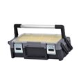 thumbnail image 4 of Caja de herramientas con compartimentos extraíbles, gran capacidad, resistente a caídas, rígida, con asa para arandelas, clavos y tacos variados M, 4 of 8