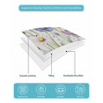 thumbnail image 4 of Full Size Quilt Bedding Set, Blue Wildflowers Reversible Summer Quilt 3 Pieces, Farmhouse Country Spring Butterfly Floral Lightweight Bedspreads Coverlets with 2 Pillow Shams for All Seasons, 4 of 5