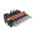 thumbnail image 4 of findmall Hydraulic Directional Control Valve w/ 2 Joystick 6 Spool 11 GPM SAE Ports 3625 PSI for Small Tractors Tractors Loaders Log Splitters, 4 of 5