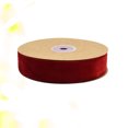thumbnail image 2 of Miangastore 1 Roll of 2.5CM Width Non-elastic Clothes Accessories Ribbon Gift Wrapping Flocking Ribbons DIY Decorative Strap Ribbon Band for Home Shop (Red), 2 of 9