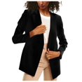 thumbnail image 2 of Veste Blazer Unie pour Femmes R Élégante à Manches Longues, Manteau Cardigan de Bureau, Blouse Formelle, 2 of 6