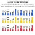 thumbnail image 3 of TFixol 840PCS Electrical Insulated Crimp Terminal Kit with Mixed Ring and Spade Connectors, ABS+Copper, Color-Coded for 0.5-6mm²/AWG 22-10, Plastic Case Included, 3 of 6