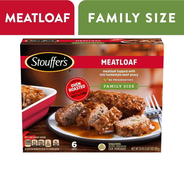 Stouffer's Meatloaf Family Size Frozen Meal, 33 oz (Frozen)