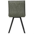 thumbnail image 1 of LeisureMod Wesley Modern Leather Dining Chair With Metal Legs, 1 of 1