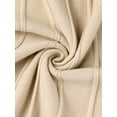 thumbnail image 5 of INSPIRE CHIC Women's Midi Dress V Neck Sleeveless Knitted Pleated Dress S Beige, 5 of 5