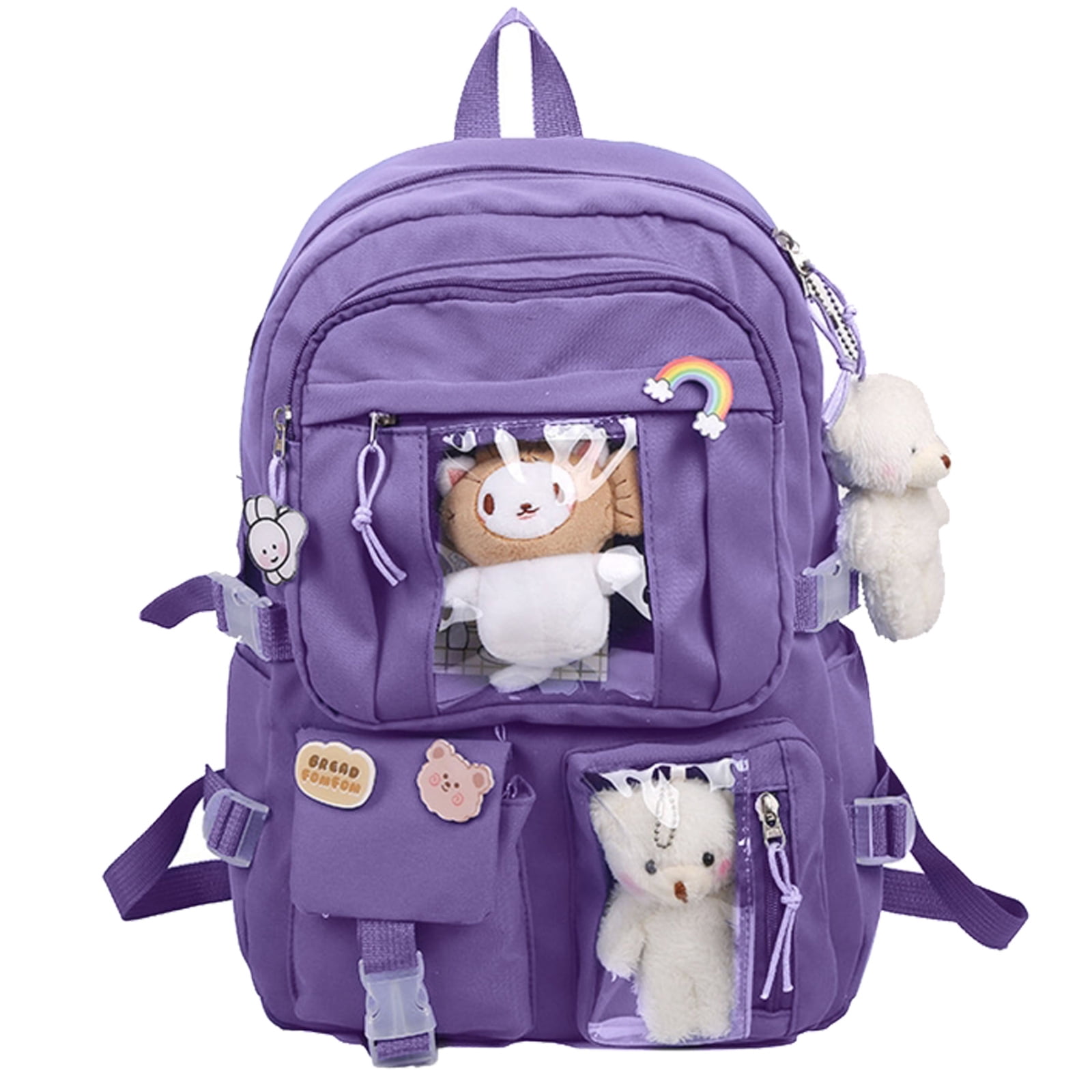 junior girl naked Excluding plush pendants and badges) (Purple Naked Bag) Cute Student  Backpack Japanese Korean Version Forest Girl Backpack Suitable for Junior  High School and Above () - Walmart.ca