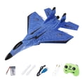 thumbnail image 1 of Vogacara EPP RC Aircraft 2 Channel Night  Fixed-Wing RTF Light Glider Plane Juegos de césped Azul, 1 of 1