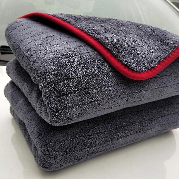 1000gsm 90x60cm Lar tamaño grueso P toalla de microfibra lavado de coches paños limpios cera de microfibra