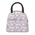 thumbnail image 1 of Disketp Purple Rabbit Bolsa Térmica para Almuerzo, Lonchera con Abertura Amplia y Gran Capacidad, Organizador Reutilizable para Mujeres, Hombres y Adultos, 1 of 6