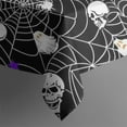 thumbnail image 5 of Halloween Spider Web and Skulls Pattern Square Tablecloth,Waterproof Square Table Cover,Wipeable Spillproof Washable Table Cover for Home Kitchen Party Decor 42"X42"(107x107cm), 5 of 6
