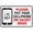 Warning Sign 1, variant on Please Use Back Door (Left Arrow) Sign 8"x12" Inch Rust Free Aluminum Easy To Read & Sturdy Keep Out Outdoor Metal Signs For Home Farm Yard