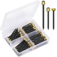 thumbnail image 1 of 90Pcs Picture Hanging Nails 3 Sizes Picture Hanging Nails for Wall Decoration Hanging Frame Kit Hangers for Drywall Nail, 1 of 10