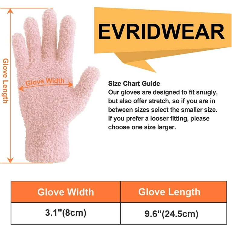 EvridWear Microfiber Dusting Gloves, Dusting Cleaning Glove for Plants,  Blinds