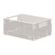 thumbnail image 3 of Organizador de encimera apilable, multiusos, plegable, ahorra espacio, cesta de almacenamiento plegable, caja transparente para despensa de dormitorio S, 3 of 8