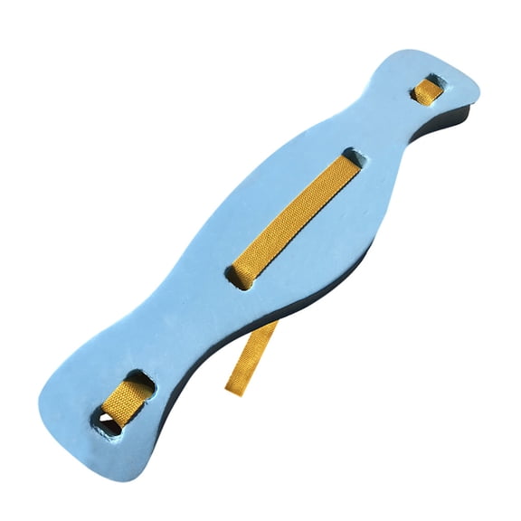 Light Blue Swim Belt Portable Swimming Training Aid Adjustable Waist Belt for Adult Water Sports Outdoor Swim Practice Gear