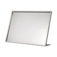 thumbnail image 1 of Ximing Table Sign Stand, Menu Display Stand,Standing Metal Stainless Steel L Shape Sign Holder Menu Card Holder for Restaurant Store 431x172x308mm, 1 of 8