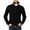 Black Henley Pullover Sweatshirt for Men, variant on Mens Henley Pullover Sweatshirt Classic Solid Coat Stand Collar Jacket Thin Velvet Design Casual Workout Long Sleeve Clothes Fashion 2025 Trendy Coffee M