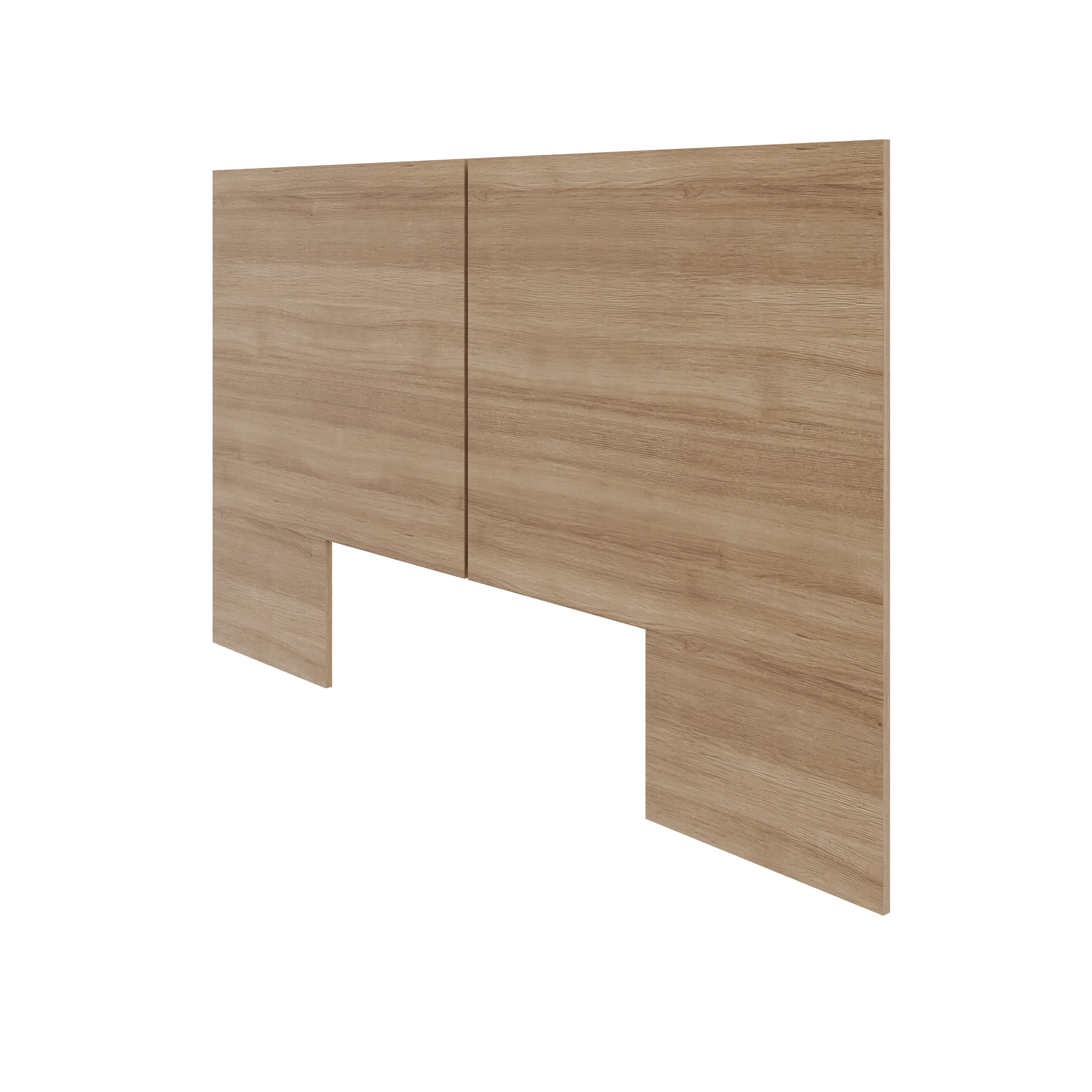 Nexera James Queen Size Panel Headboard, Brown Oak