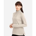 thumbnail image 2 of North End NE200W Women's Rhythm Waffle Pullover-OATMEAL-2XL, 2 of 6