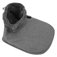thumbnail image 4 of Foot Heating Pad, Safe Soft Plush USB Foot Warmer Relax  For Home Gray, 4 of 8