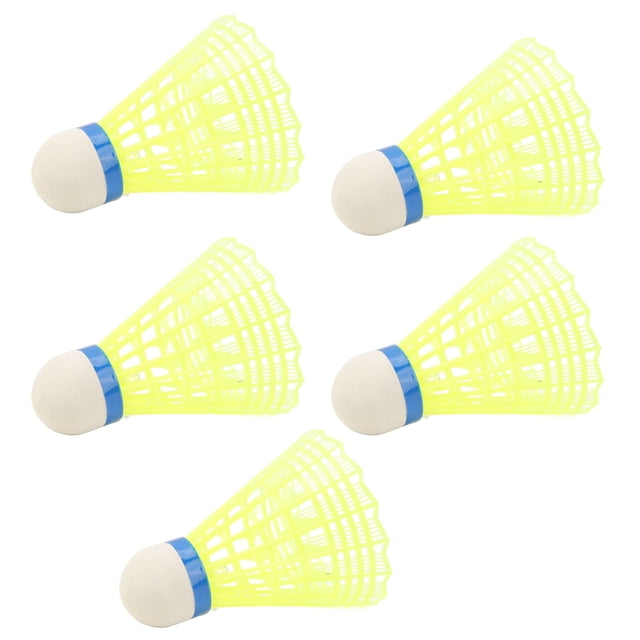 Night Glow Badminton, High Resilience Practical Nylon and Electronic Components Light Up Shuttlecocks LED for Playground