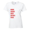 thumbnail image 2 of Softball Mom T-Shirt - Moms Against White Softball Pants - Women's, 2 of 4