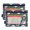 Cartoon Sitting Panda, variant on 2 Pack Pencil Pouch for 3 Ring Binder Smooth Zipper Folders with Pockets Clear Window Pencil Case Dog Bone