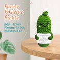 thumbnail image 3 of Muñeca de ganchillo de apoyo emocional PICKLE BUDDIES Positive, 3 of 7