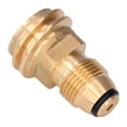 thumbnail image 3 of Propane Tank Adapter, Propane Quick Connect Fitting Easy To Install Rubber O Rings Left Hand Thread Corrosion Resistant  for Camping Van for Outdoor Grill, 3 of 7