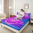 thumbnail image 4 of Castle Fairy Football Gamer Boy Twin Sheet Sets,Sport Game Bedding, 4 of 7