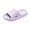 Purple, variant on Willtoo Shower Shoes Open Toe Non Slip Slides Cozy Soft Sole Quick-Dry Slip on Sandals Lightweight Home Slippers