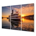 thumbnail image 2 of Designart "Mississippi River Boat River Journey" Mississippi Wall Art Prints Set, 2 of 5