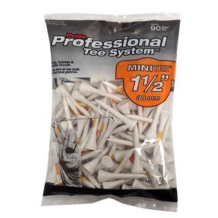 UPC: 0048929201146 | Pride Professional Mini Wood Golf Tee 1-1/2 inch  White  90 Count