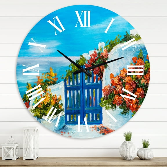 Designart 1 in Coastal Wall Clock