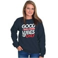thumbnail image 4 of Puerto Rican Flag PR Peace Sign Sweatshirt for Men or Women Brisco Brands S, 4 of 6