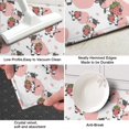 thumbnail image 3 of White Cow Strawberry Pattern Kitchen Rug Mat,Kitchen Runner Rugs Non Skid Washable,Decorative Kitchen Floor Mats for Kitchen,Sink,Laundry,17"X47", 3 of 5
