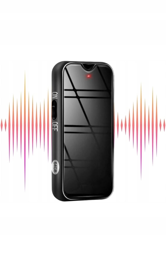 Noise reduction voice recorder intelligent voice control recording 64GB
