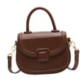 thumbnail image 4 of Bolso de hombro Yuyangstore para mujer Bolso cruzado PU fiesta vacaciones primavera Café, 4 of 8