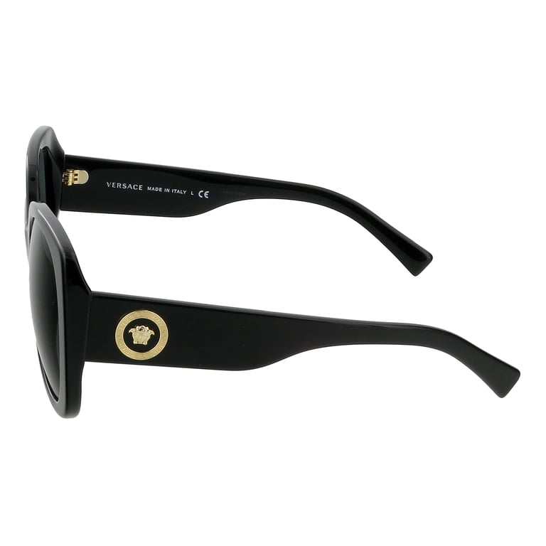 Versace VE 4387 Plastic Womens Rectangle Sunglasses Black  display picture 3